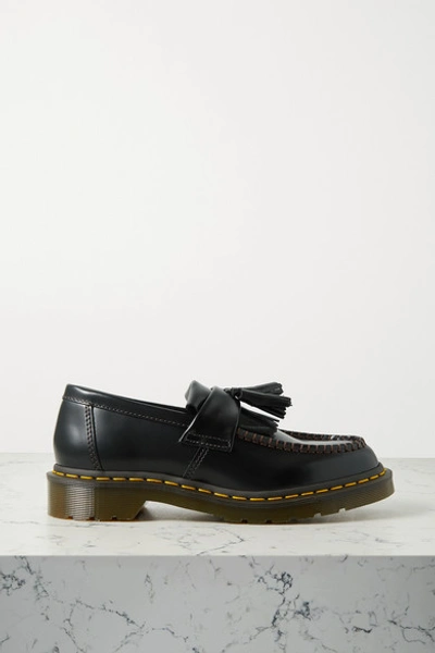 Comme Des Garçons Comme Des Garçons X Dr Martens Adrian Tasselled Leather Loafers In Black