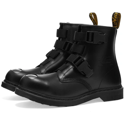 Dr. Martens' Wtaps 1460 Leather Boots In Black