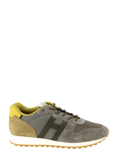 Hogan H429 Nastro Trainers In Green