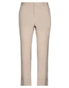 Merci .., Woman Pants Beige Size 10 Cotton, Nylon, Elastane