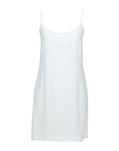 Access Fashion Short Dress In White