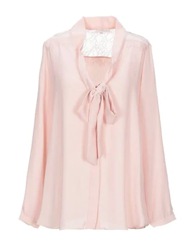 Fracomina Lace Shirts & Blouses In Pink