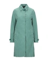 Aspesi Overcoats In Green