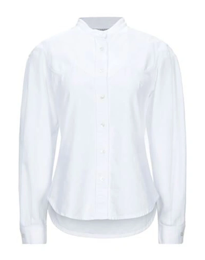 Philosophy Di Lorenzo Serafini Denim Shirts In White