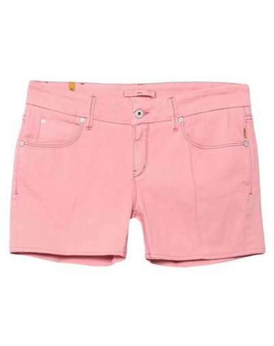 Meltin' Pot Denim Shorts In Pink