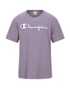 Champion T-shirt In Purple