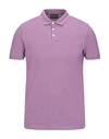 Emporio Armani Polo Shirts In Light Purple