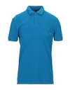 Versace Polo Shirts In Azure