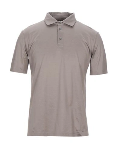 Ballantyne Cotton Polo Shirt In Grey In Rinoceronte