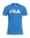 Fila T-shirts In Azure