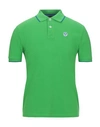 North Sails Polo Shirts In Green