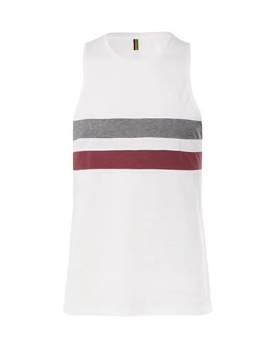 Iffley Road Tank Tops In White