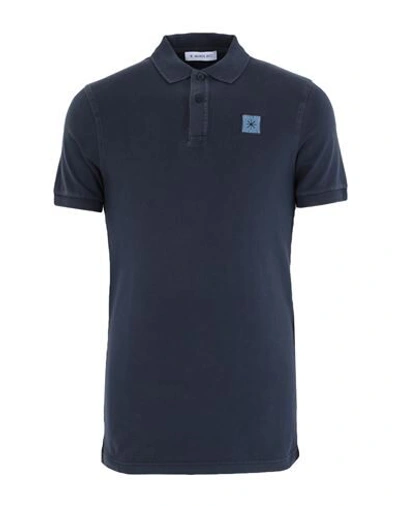 Manuel Ritz Polo Shirts In Dark Blue