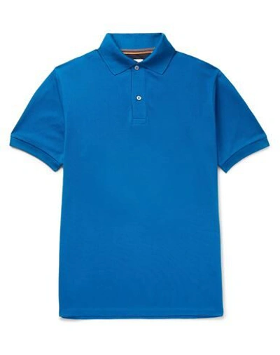 Paul Smith Polo Shirts In Blue