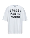 Etudes Studio Etudes White Museum Stencil T-shirt In White