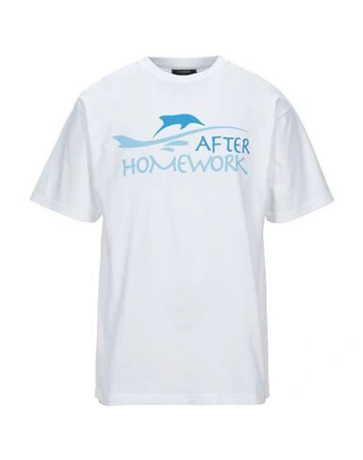 Afterhomework T-shirts In White