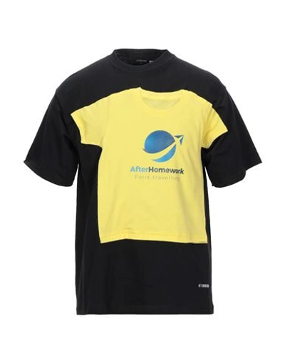 Afterhomework T-shirts In Yellow