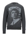 Undercover Cindy Sherman Printed Embroidered Loopback Cotton-jersey Sweatshirt In Lead
