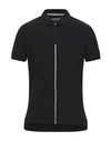 Bikkembergs Polo Shirts In Black