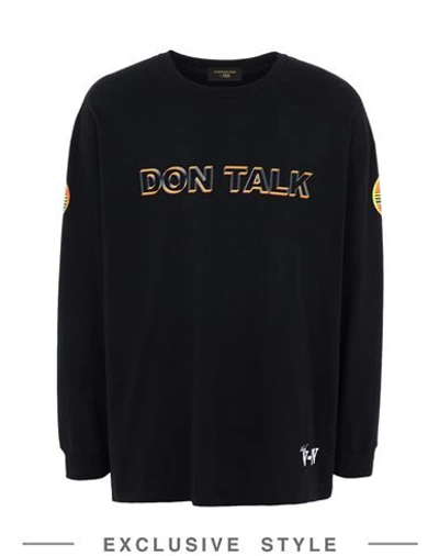 Stefflon Don X Yoox T-shirts In Black