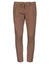 Entre Amis Casual Pants In Brown