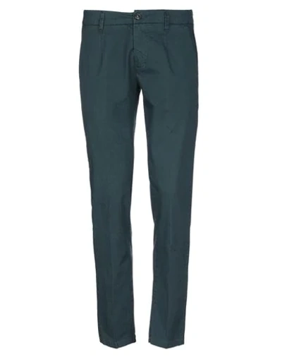 One Seven Two Pants In Dark Green