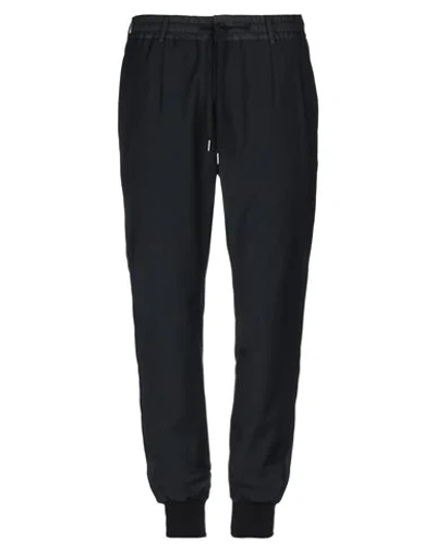DOLCE & GABBANA DOLCE & GABBANA MAN PANTS BLACK SIZE 40 POLYESTER, WOOL, ELASTANE,13539270QA 4