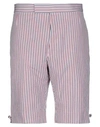 Thom Browne Backstrap Striped Shorts In Blue