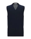 La Fileria Sleeveless Sweater In Midnight Blue