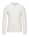 Grey Daniele Alessandrini Sweaters In White
