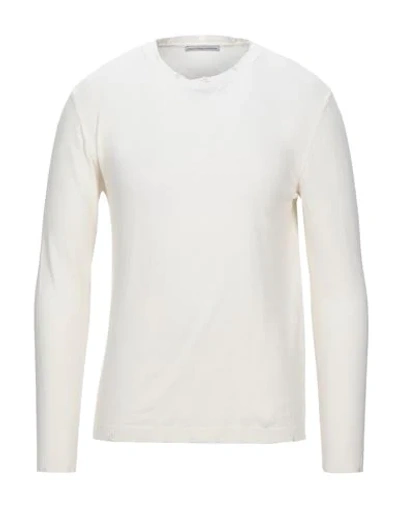 Grey Daniele Alessandrini Sweaters In White