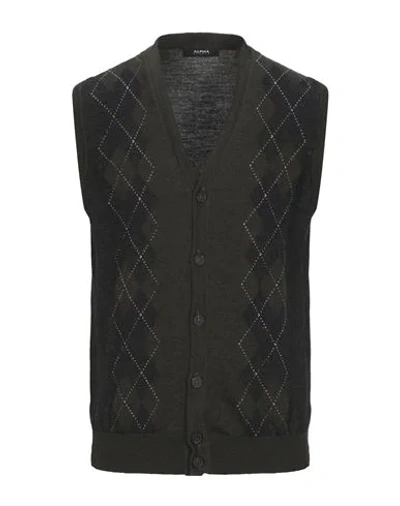 Alpha Studio Cardigans In Green