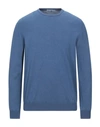 Della Ciana Sweaters In Slate Blue