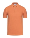 Heritage Polo Shirts In Orange
