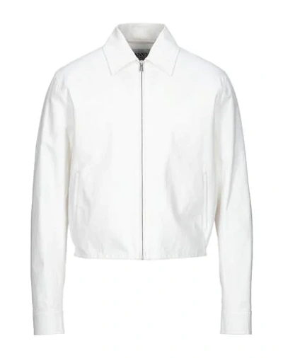 Lanvin Jackets In White