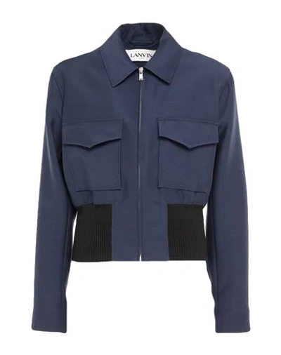 Lanvin Jackets In Dark Blue