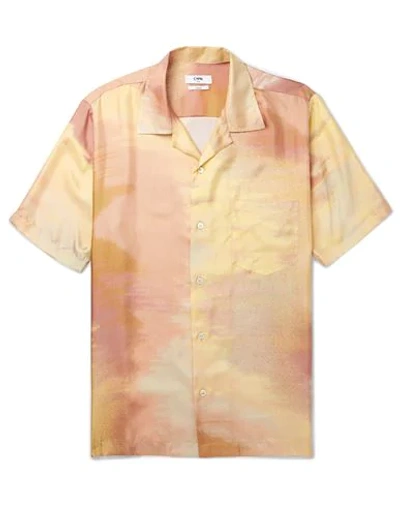 Cmmn Swdn Patterned Shirt In Yellow