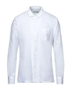 OFFICINE GÉNÉRALE PARIS 6ᵉ OFFICINE GÉNÉRALE MAN SHIRT WHITE SIZE M COTTON, LINEN,38964157LA 6