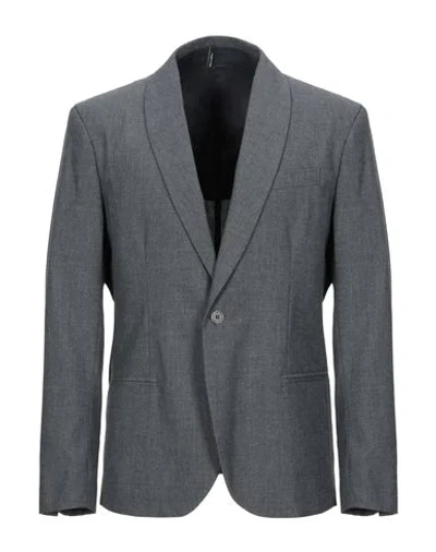 26.7 Twentysixseven Suit Jackets In Grey