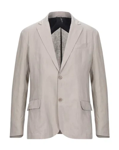 26.7 Twentysixseven Suit Jackets In Dove Grey