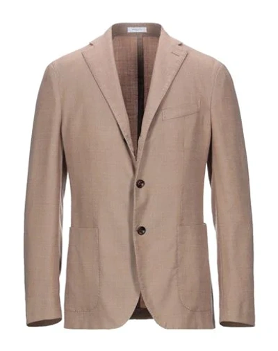 Boglioli Suit Jackets In Camel
