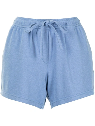 Goodious Hightwist Jersey Track Shorts In Blue
