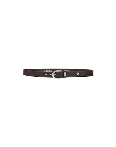 Alberto Luti Belts In Dark Brown