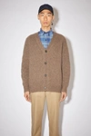 ACNE STUDIOS Cardigan sweater Mink brown