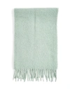 TOPSHOP TOPSHOP MW BRUSHED SCARF WOMAN SCARF LIGHT GREEN SIZE - POLYESTER,46732228WJ 1
