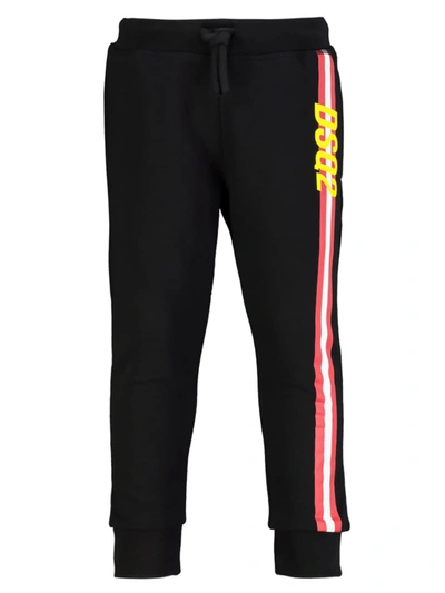 Dsquared2 Kids Sweatpants For Boys In Black