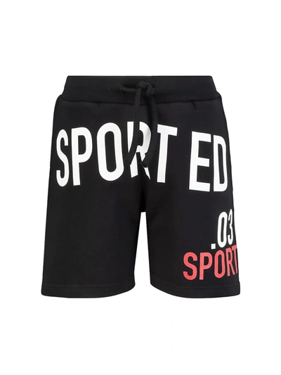 Dsquared2 Kids Shorts For For Boys And For Girls In Black