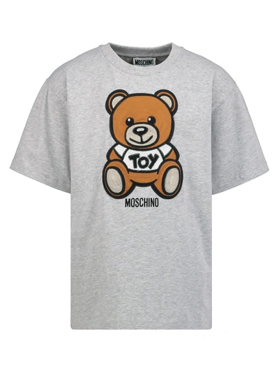 Moschino Kids T-shirt For For Boys And For Girls In Grey