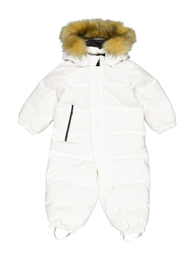 Reima Kids Snowsuit For For Boys And For Girls In White