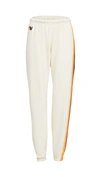 Aviator Nation 4 Stripe Sweatpants In Vintage White